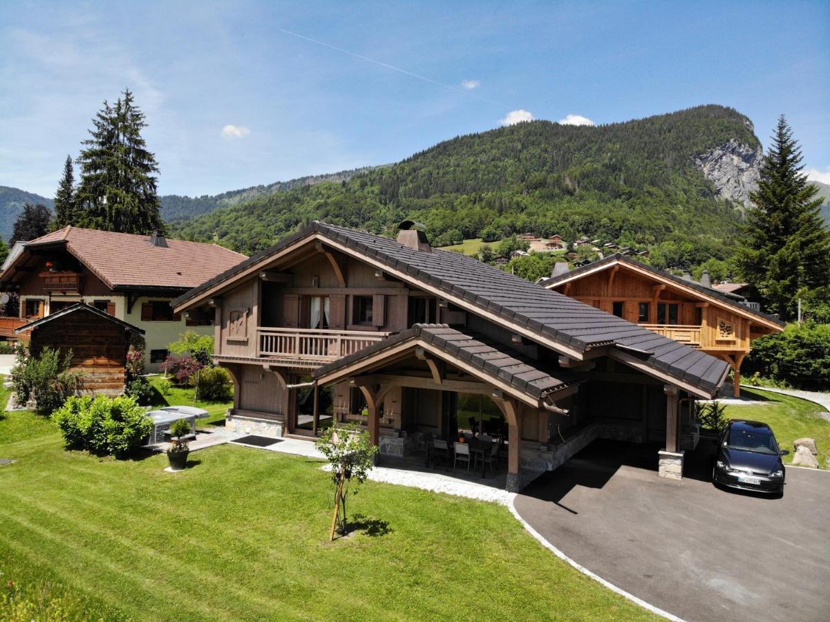 Chalet Luxe Les Melezes Samoens Exterior photo